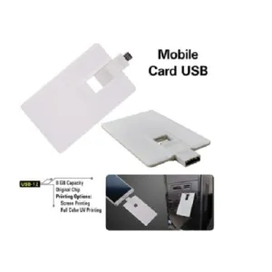 Mobile card shaped USB Flash Drives 8GB